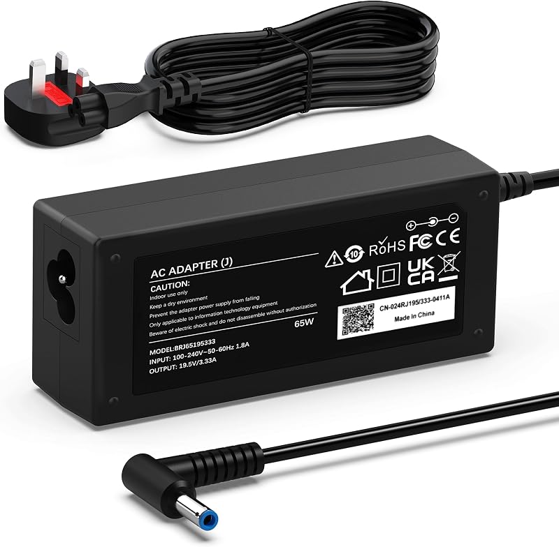 VUOHOEG 65W Laptop Charger for HP EliteBook Pavilion Spectre ProBook Envy