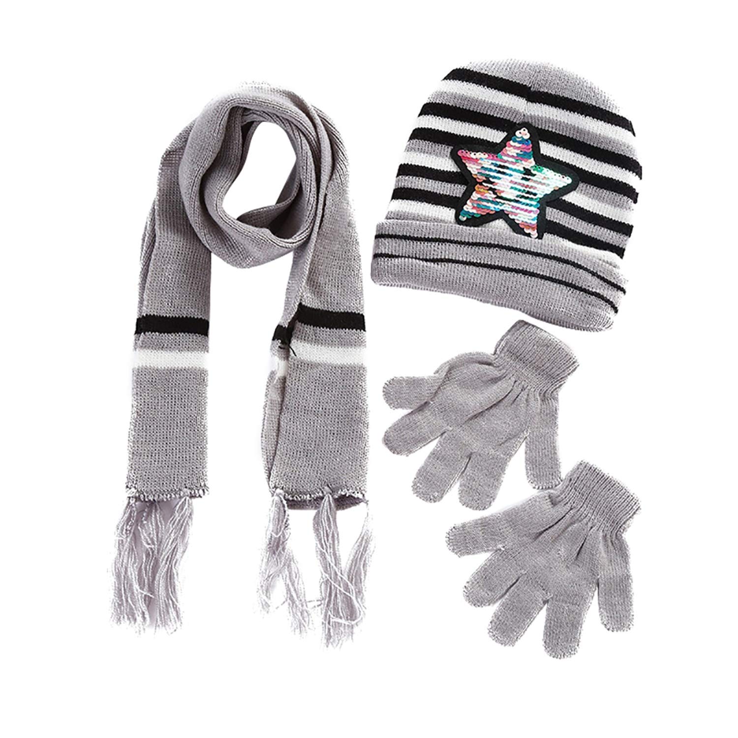 baby scarf and gloves