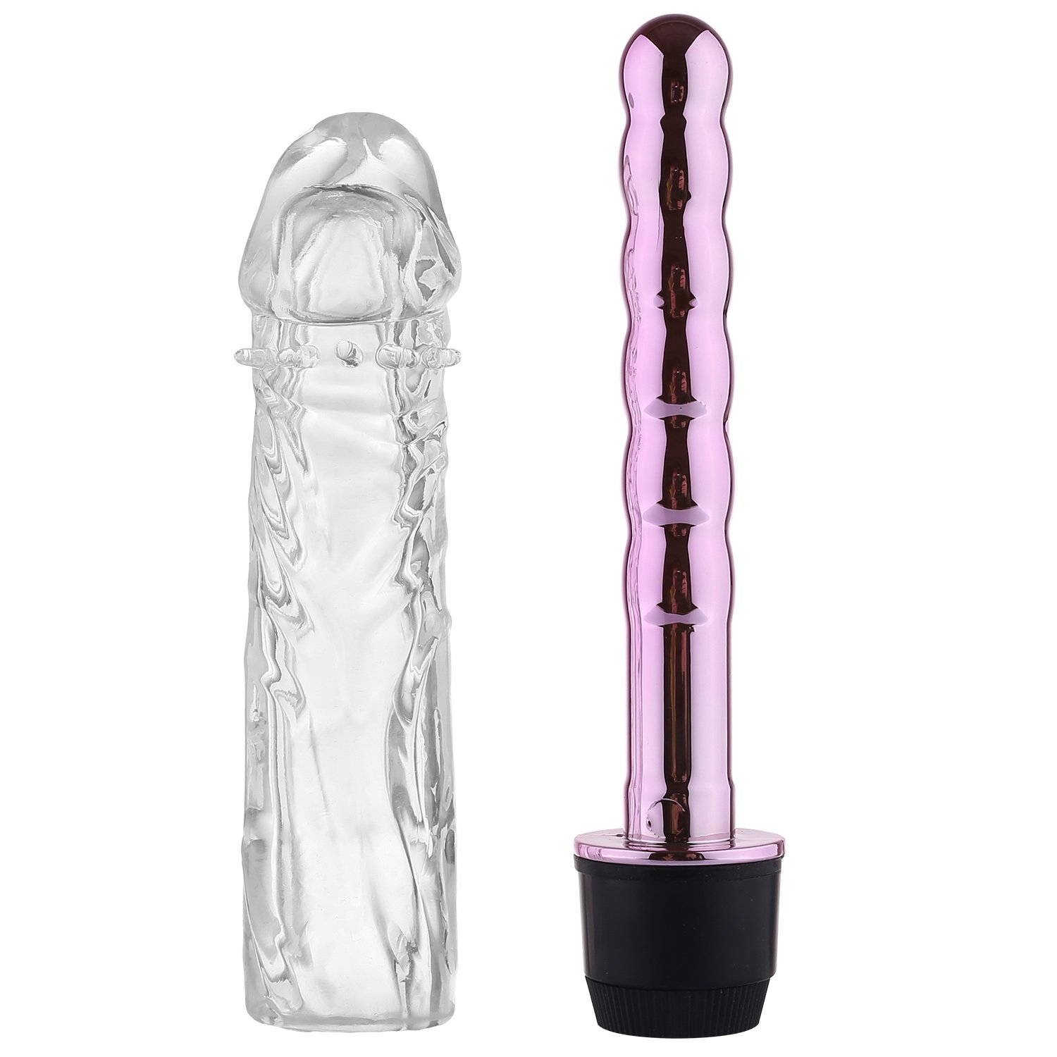 CRDC Life Waterproof Vibrator Jelly AV Stick Electric Dildo G-Spot Stimulate Masturbation Sex Toy for Women