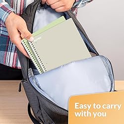 SUNEE Spiral Notebooks, 3 Pack, 1-Subject, College
