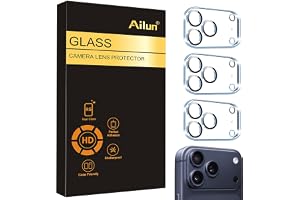 Ailun 3 Pack Camera Lens Protector for iPhone 17 Pro Max, Tempered Glass | Tempered Glass, Ultra HD, Anti-Scratch, Case Frien