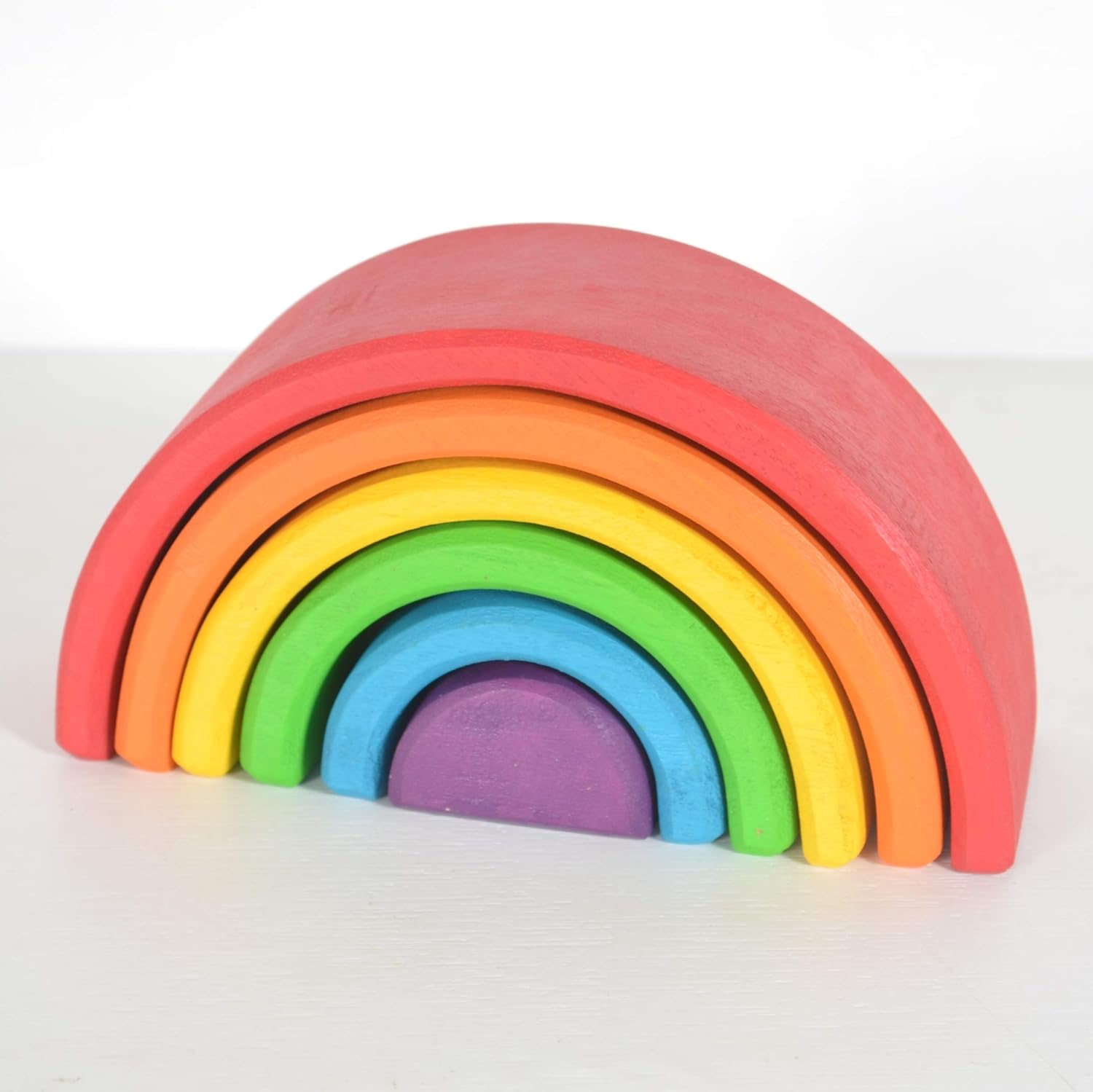 pastel wooden rainbow kmart