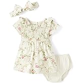 Gymboree Baby-Girls and Newborn Dress with Diaper Cover, 2 Piece Outfit