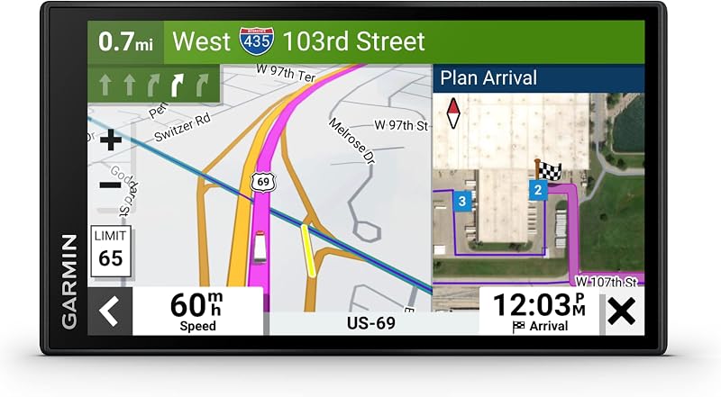 Garmin dēzl LGV610 Truck GPS 6 inch EU Maps Live Traffic Custom Routing