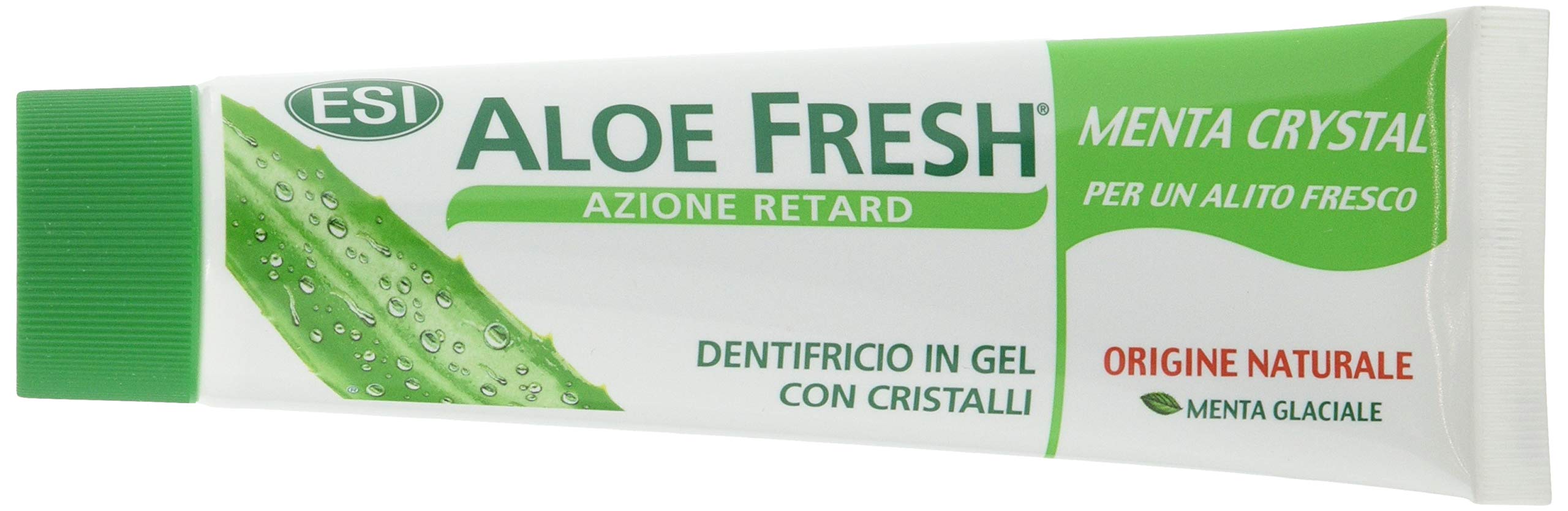 Aloe Fresh - Crystal Mint for a Fresh Brearth | Aloe Vera Gel Toothpaste with Crystals