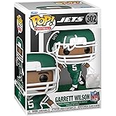 Garrett Wilson #302 Facsimile Signed Reprint Laser Autographed Funko POP! Football NFL: New York Jets Figurine with Protector Case