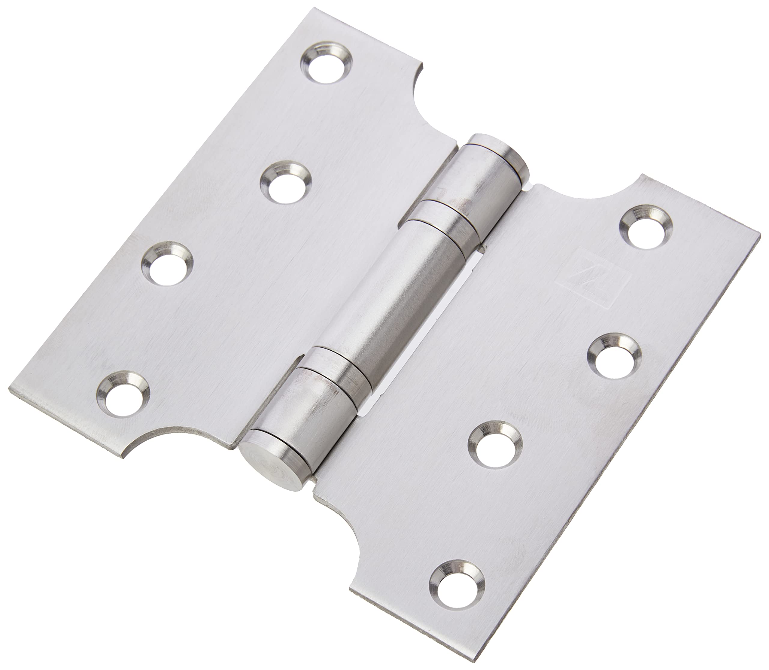 Satin Stainless Steel Button Tipped Parliament Hinges 4 x 2 x 4"