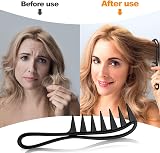 Sularpek Wide Tooth Shark Comb for Wet Long Hair Black view 5