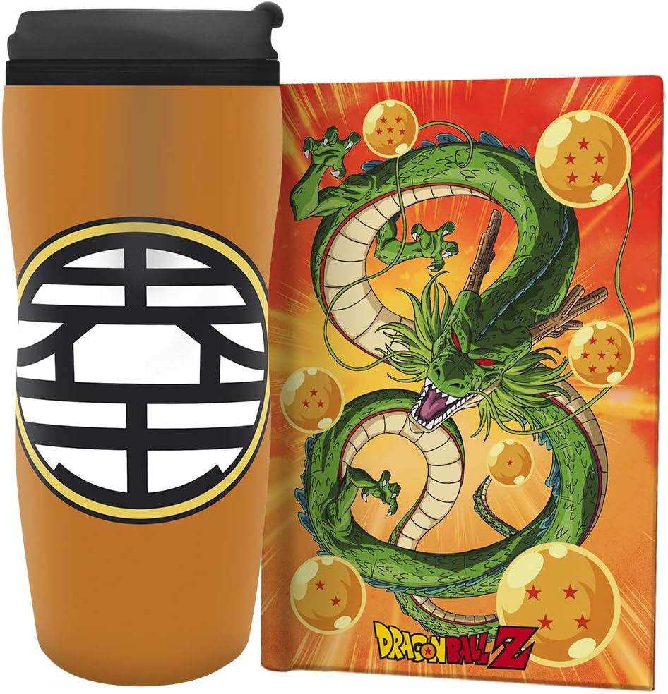 Amazon Com Abystyle Dragon Ball Z Sets Tumbler Journal Set Kitchen Dining