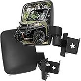 Omgro Side Mirrors for Polaris Ranger 570/500 /900 2013-2025, Excludes Round Roll Bars, Fits Pro-Fit Cab, Factory Cage Frame & Lock N Ride