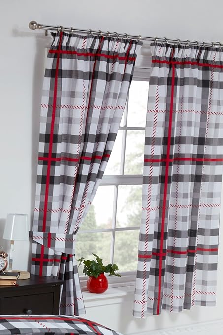 66 X72 Stanford Black Curtains Matching Tie Backs Modern