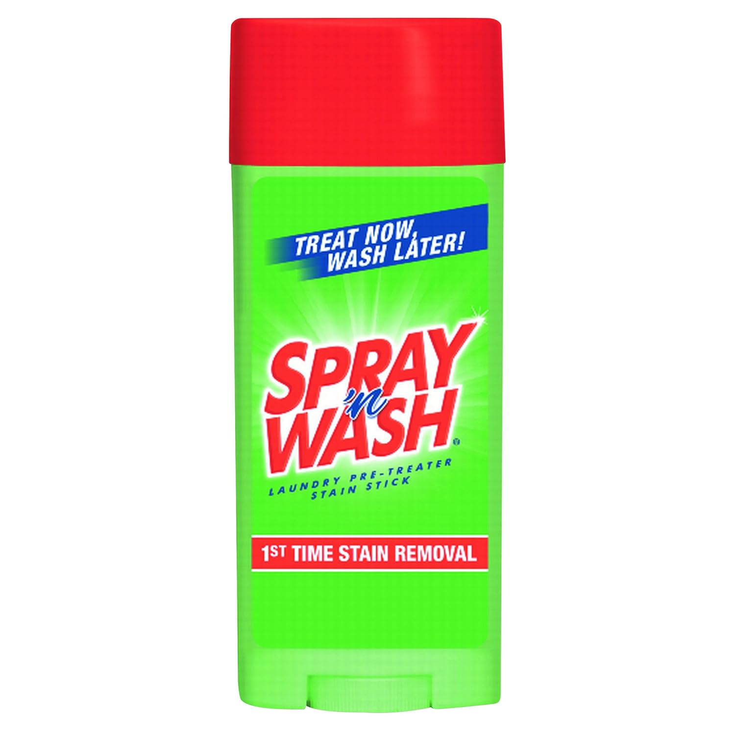 Spray ‘n WASH 81996CT PreTreat Stain Stick, White, 3 oz, (Case of 12