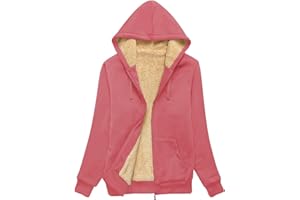 SWISSWELL Hoodies for Women Winter Fleece Sweatshirt - Full Zip Up Thick Sherpa Lined Hooded Jacket
