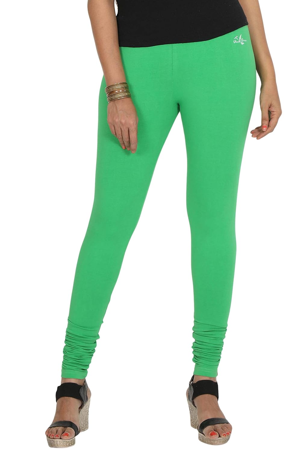 parrot green colour leggings