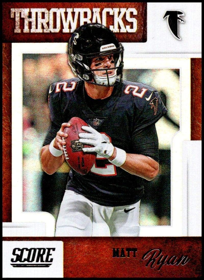 Amazon Com 2019 Score Nfl Throwbacks 2 Matt Ryan Atlanta Falcons Official Football Card Made By Panini Collectibles Fine Art