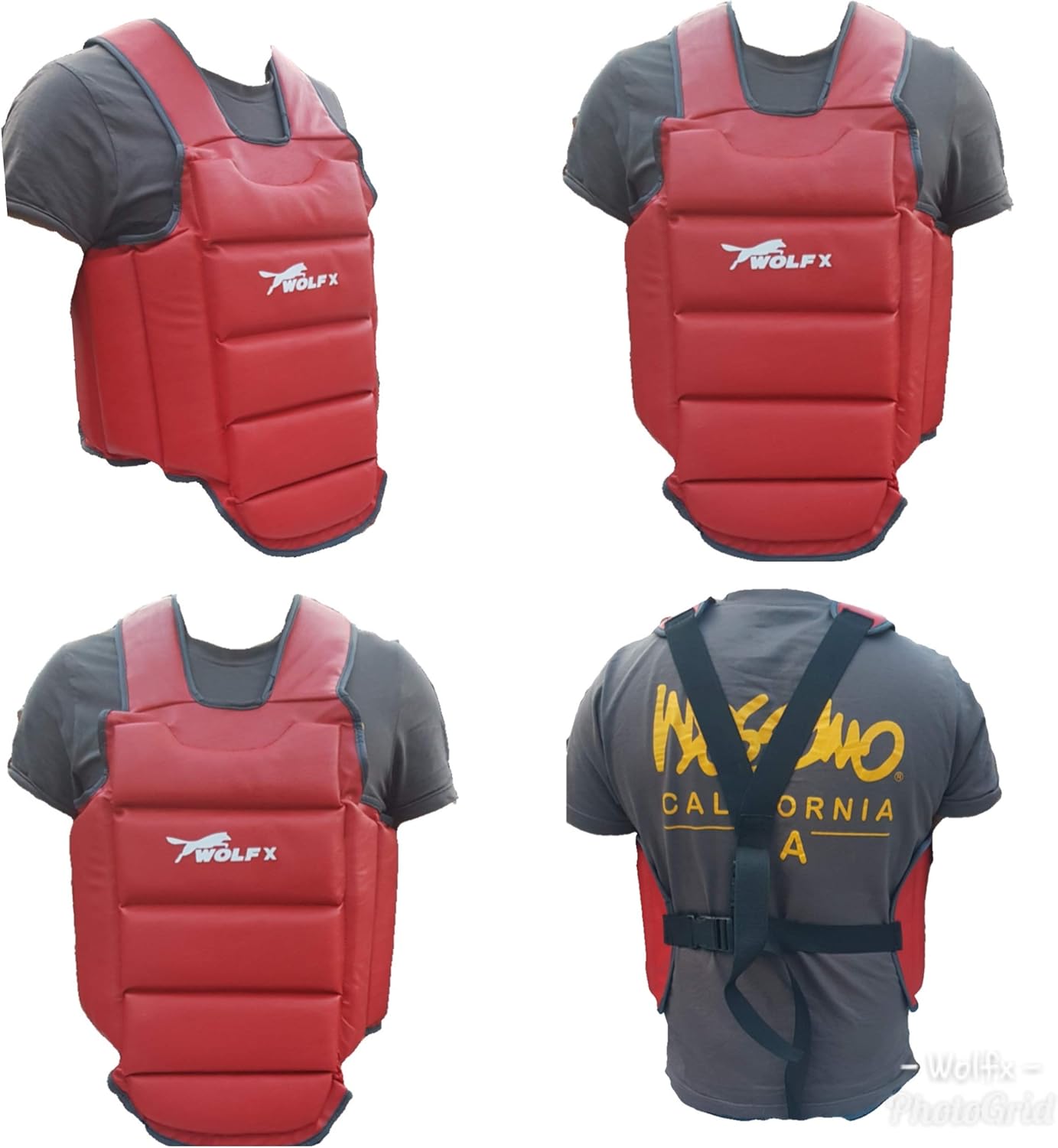 Wolfx Boxing Protector Chest Guard MMA Body Armour Training Kickboxing