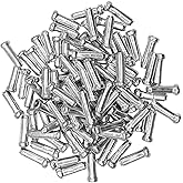 Qancekoo 100 PCS Bike Cable End Caps Brake Cable Crimps Bike Wire End Caps for Mountain Bicycle (Silver)