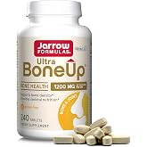 Jarrow Ultra BoneUp, Includes MK-7 &amp; Silicon for Bone Support, 240 Tablets | Bone Density Support, StimuCal&trade; MCHA, Calcium, Vitamin D3 &amp; K2 MK-7, Non-GMO, Gluten-Free Tablets