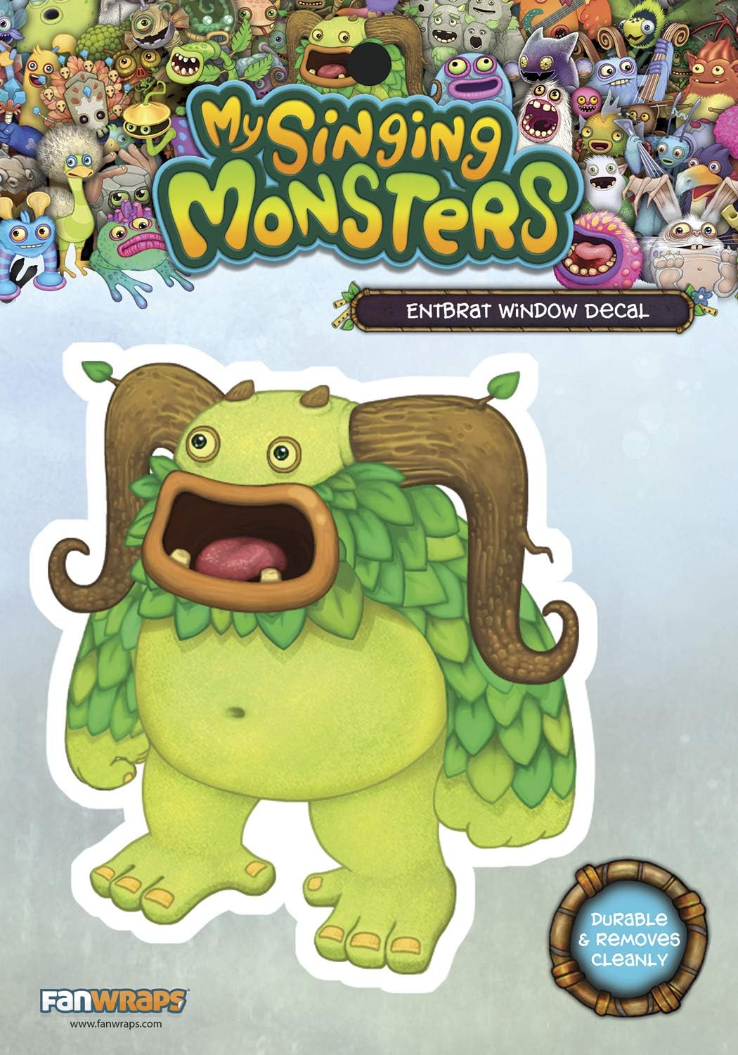 FanWraps My Singing Monsters Entbrat Vinyl Window Decal