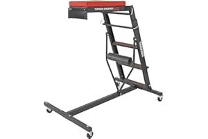 Traxion 3-200 NXT Foldable Topside Automotive Engine Creeper, Black