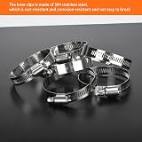 Noosverl Jubilee Hose Clips 40-63mm Stainless Steel 6 Pack view 5