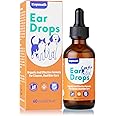 Kopmath Dog Ear Drops, Ear Infection Drops for Dogs and Cats, Yeast Infection & Ear Mites Treatment, Dog Ear Cleaner for Dirt