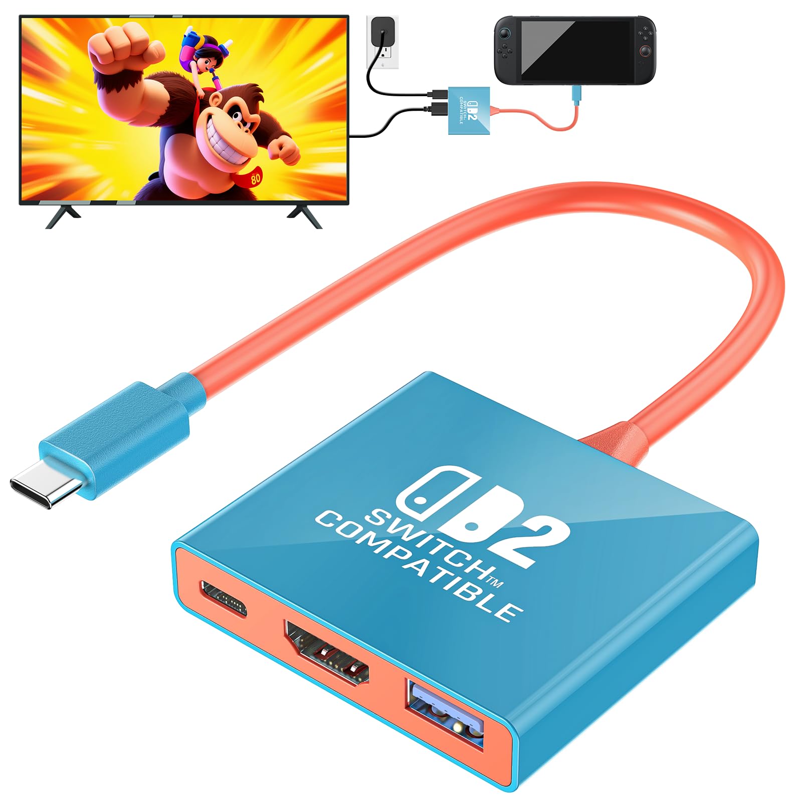Klipdasse Switch 2 TV Dock for Nintendo Switch 2