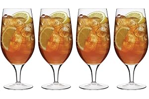 Luigi Bormioli Michelangelo Masterpiece 19.25 oz All Purpose Glasses - Sparkx Ultra-Clear Crystal Glass, Lead-Free, Durable T