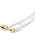2m Full HD Mini Displayport auf HDMI Kabel | miniDP auf HDMI | Full HD 1080p | Zertifiziert | 24k vergoldete Kontakte | PC und Apple / MAC, MacBook Pro, MacBook Air | wei&szlig; | 2 Meter