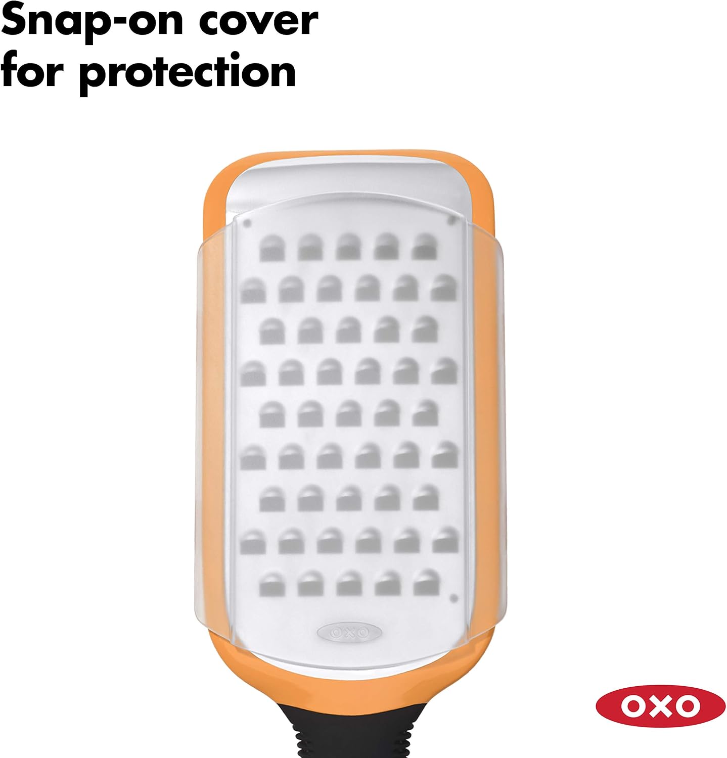 OXO Good Grips Etched Coarse Grater, Orange - Image 4
