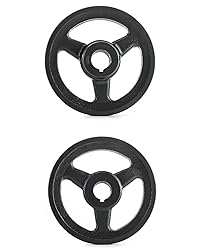 QWORK Single Groove Web Sheaves, 5.95" OD 1" Bore