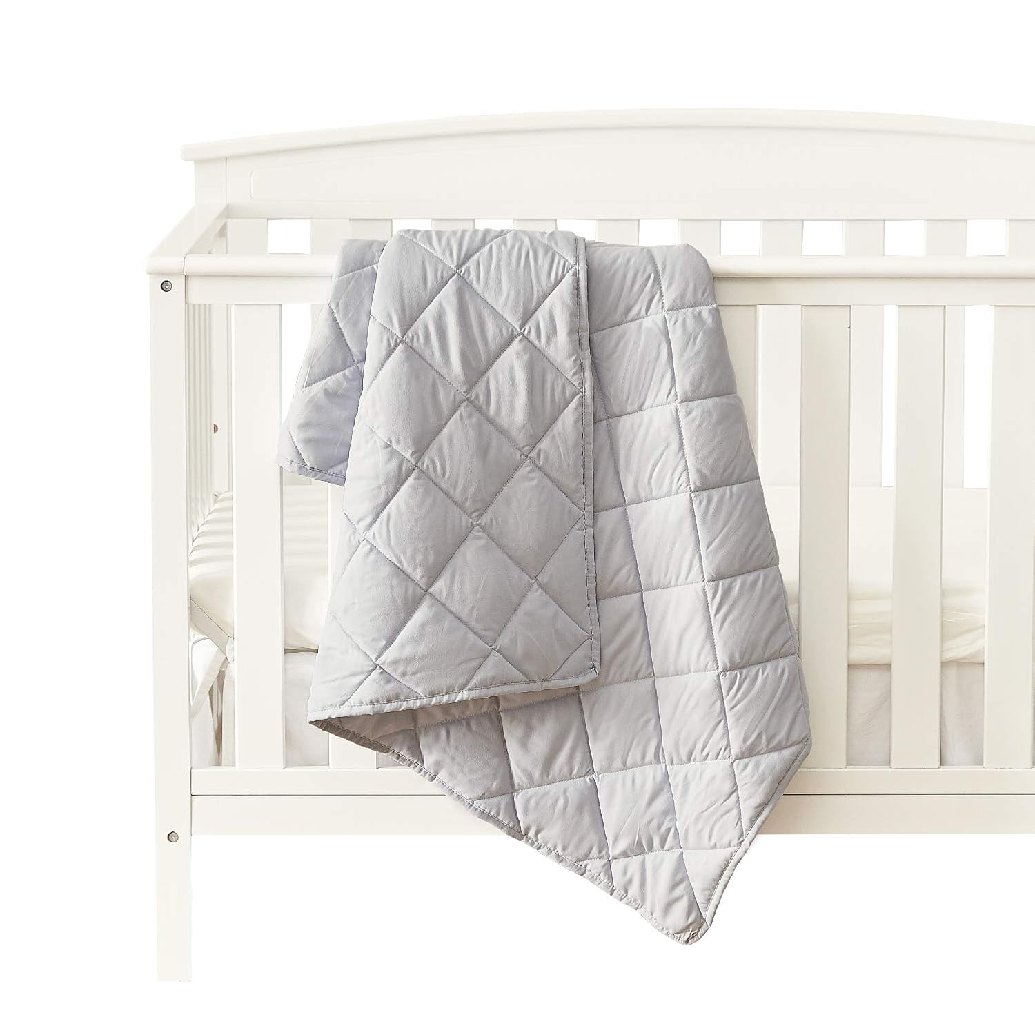 silver crib bedding