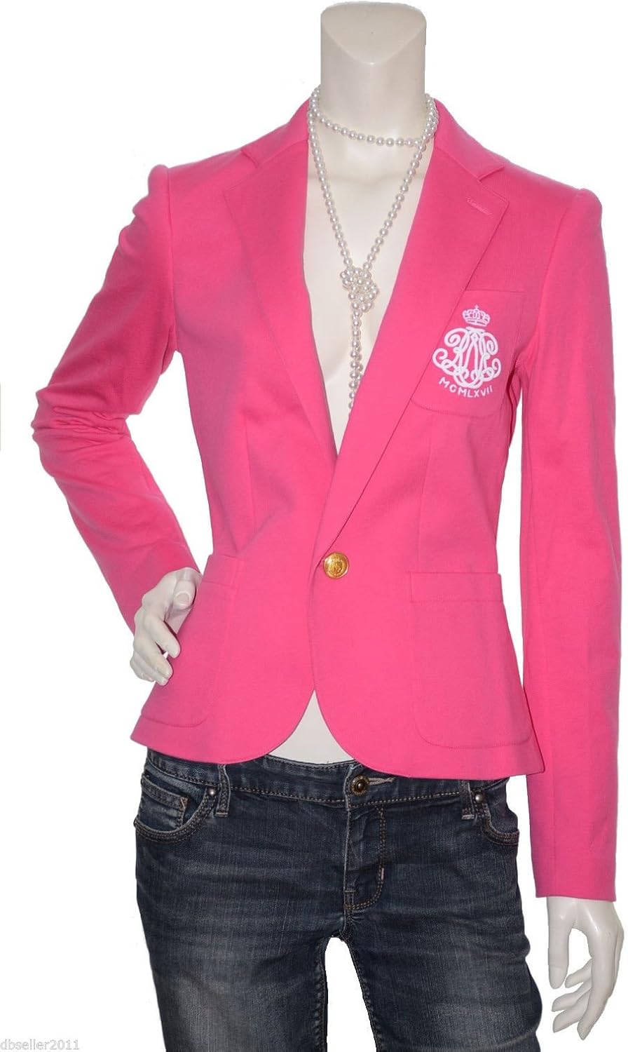 ralph lauren pink blazer