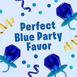 Ring Pop Blue Individually Wrapped Candy, 30 Count