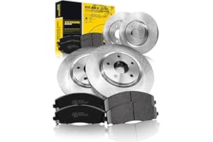 TOVASTY Front & Rear Brake Kit Compatible with Dodge Grand Caravan 2012-2020, Journey 2012-2020, Premium OE Brake Rotors and 