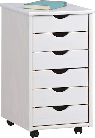 H24living Rollcontainer Bürocontainer Rollschrank Schubladenkommode