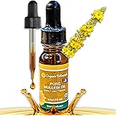 Pure Organic Mullein Oil - Organic Mullein Ear Oil Drops - Natural Ear Care Solution for Earaches, Tinnitus, and Kids - Herbal Mullein Extract Liquid for Soothing Relief (0.5oz)