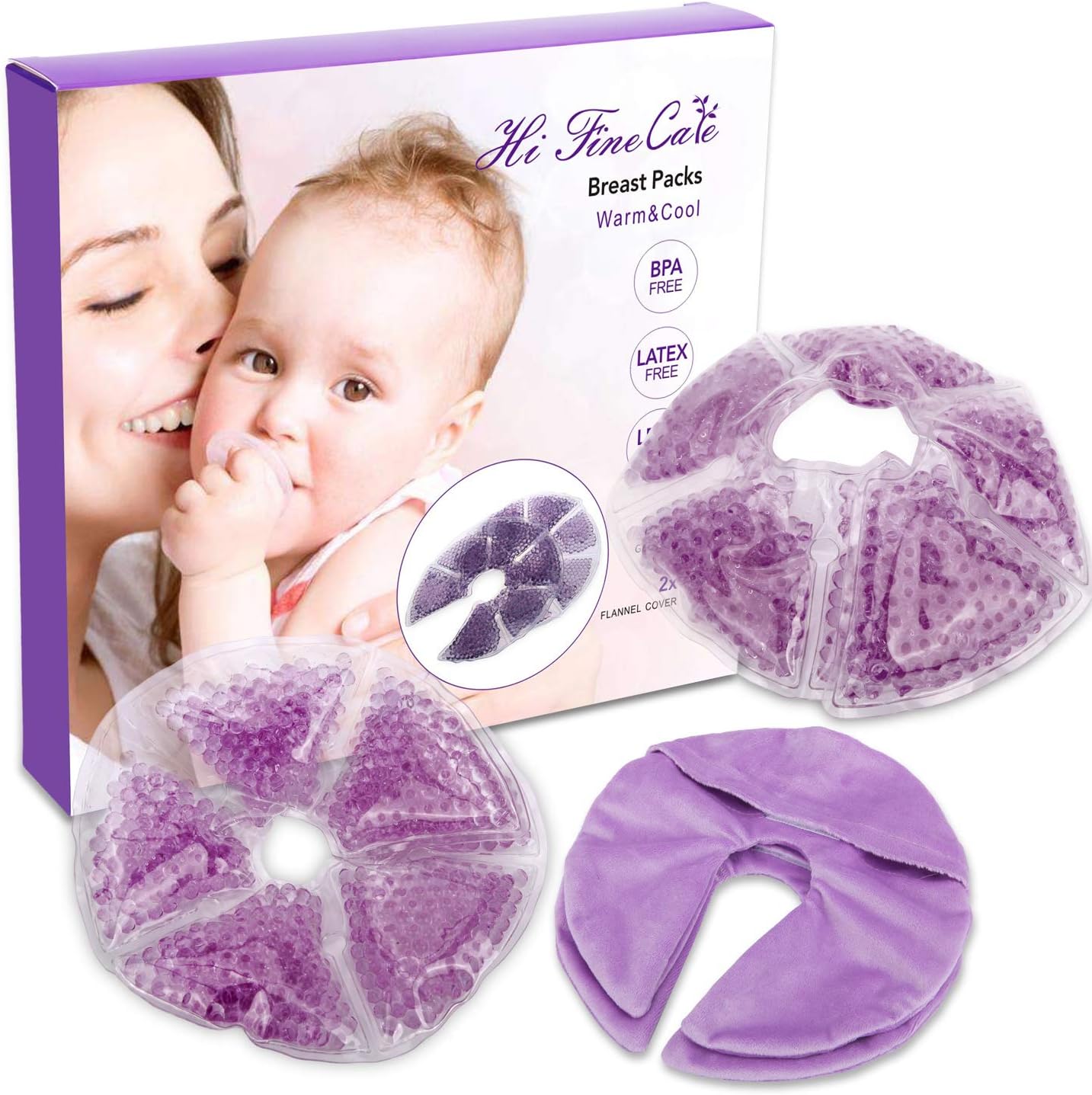 Boost Milk LetDown with Gel Bead Pads 2 Count Breast Therapy Pads