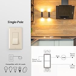 TOPELER 10Pack Decorator Single Pole Light
