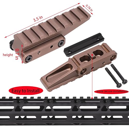 Scope Riser Rings Scope Rings Phoking Optic Riser Mount Picatinny Rail Fast Riser Red Dot ...