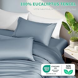Shilucheng Tencel Sheets 4 Piece, 100% Eucalyptus