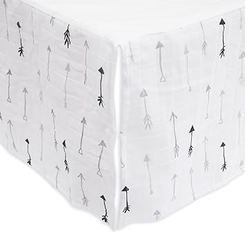 muslin crib skirt