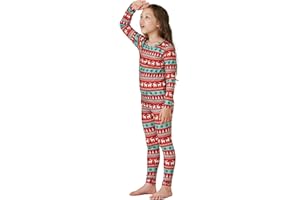 LAPASA Girls Thermal Underwear Set Fleece Lined Long John Base Layer Top & Bottom Ski Winter Extreme Cold Warm G03