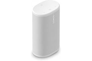 Sonos Play - Portable Bluetooth Speaker with WiFi, Alexa, 24-Hour Battery Life, Charging Base - White