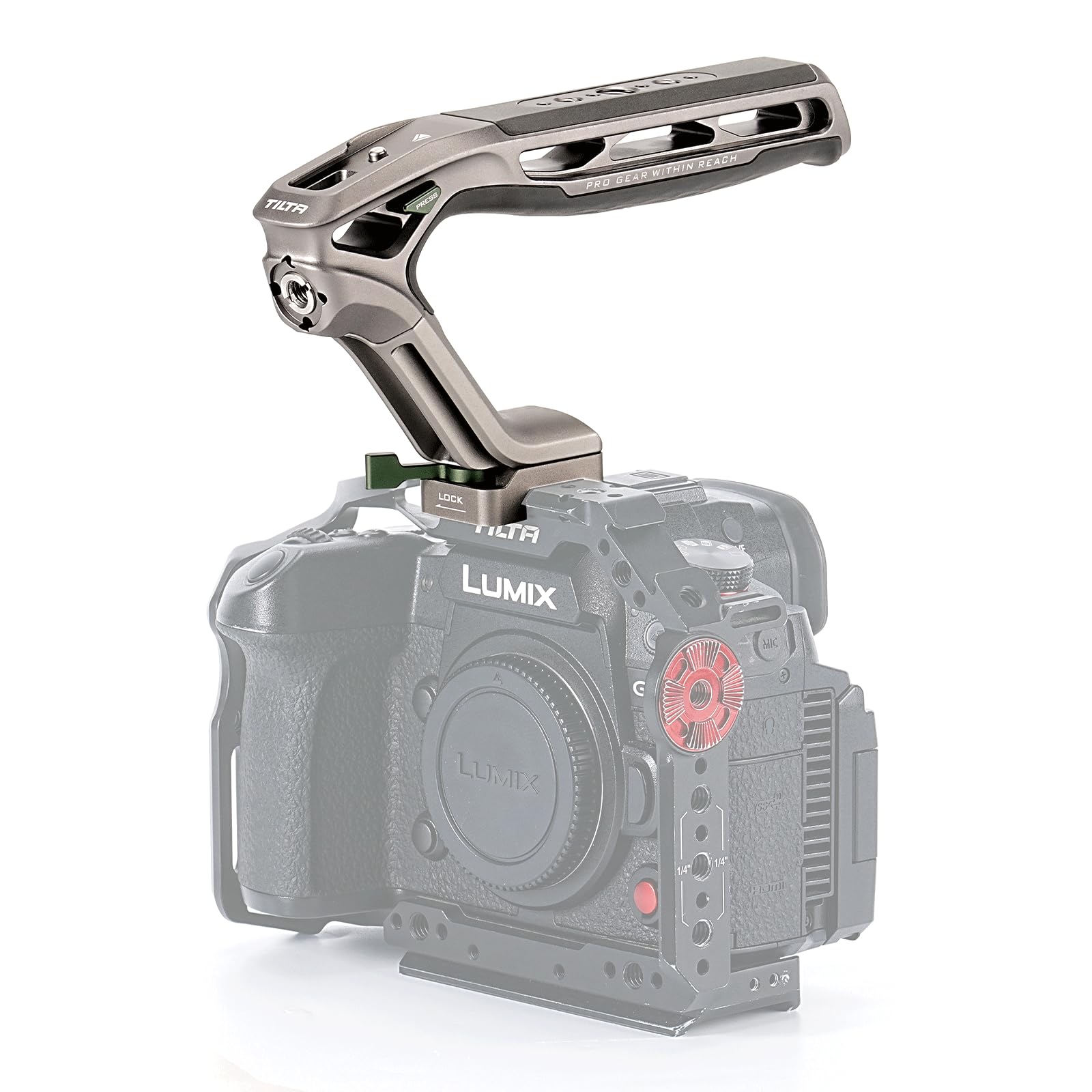 Tilta Xeno Top Handle with NATO Mount - Titanium Gray TA-XTH3-TG