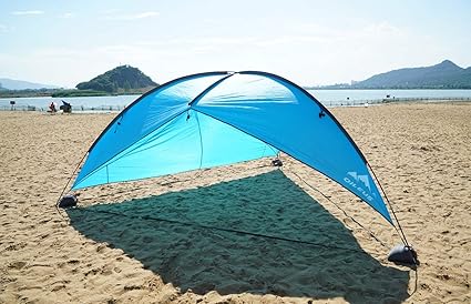 Oileus Super Big Canopy Tent With Sand Bags Easy Up Beach Tent Sun Shelter And Lightweight Sun Shade