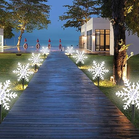 Amazon Com Wstechco Led Pathway Lights Outdoor Christmas