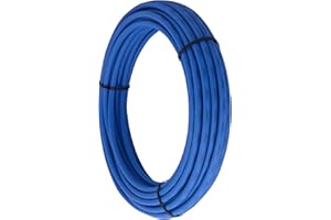 SharkBite 1/2 Inch x 100 Feet Blue PEX-B, PEX Pipe Flexible Water Tubing for Plumbing, U806B100