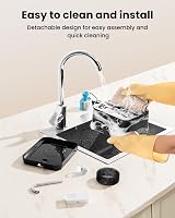 PawPoll Cat Water Fountain 2.2L Ultra Silent Filtered Drinking Fountain Black view 5