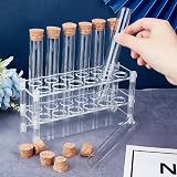 OLYCraft 18-Well Acrylic Test Tube Rack 18 Sockets 10ml 17mm Dia Holder view 3